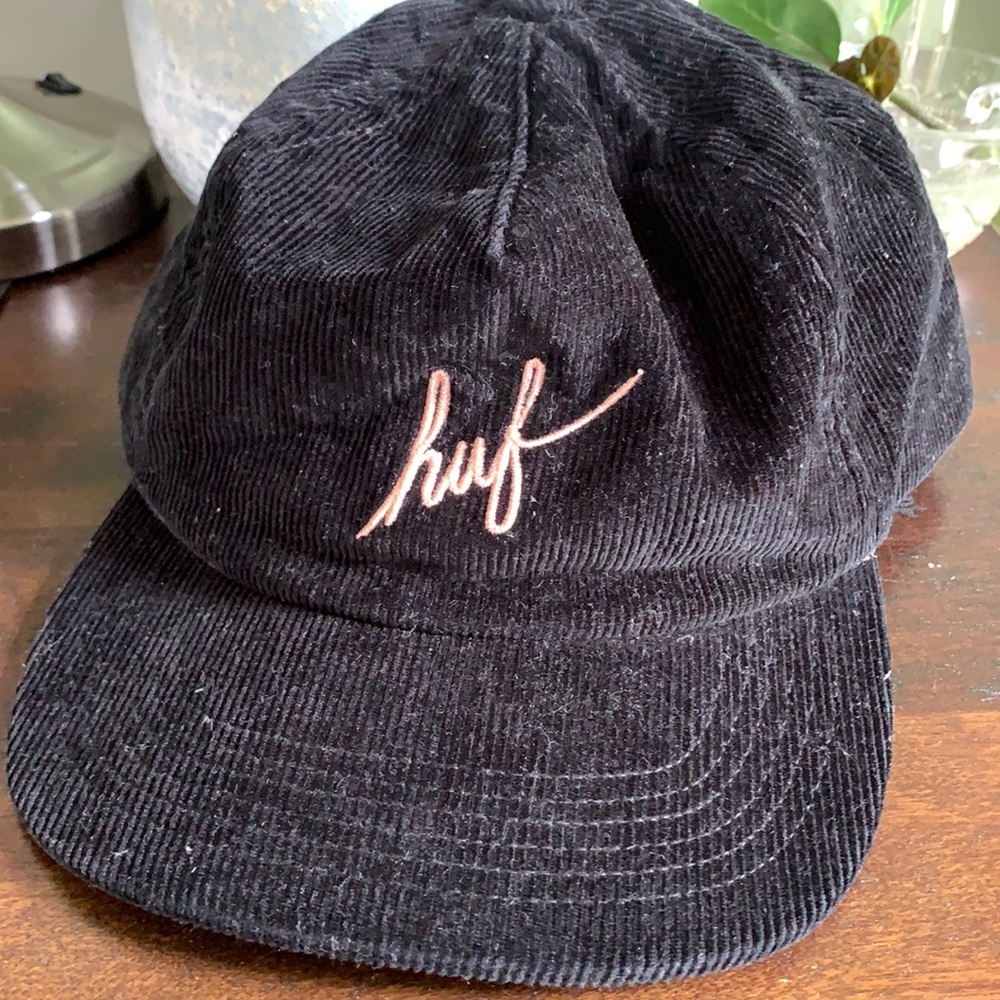 Black Huf ball cap